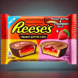 Reese’s Peanut Butter + Grape Jelly and Reese’s Peanut Butter + Strawberry Jelly!