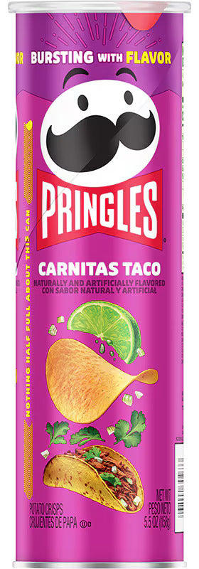 PRINGLES® CARNITAS TACO CRISPS (USA)