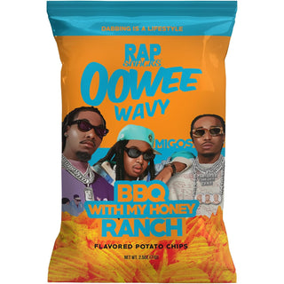 Rap Snacks : Migos Bar-B-Quin with My Honey with a Dab of Ranch Potato Chips