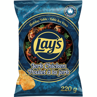 Lay's Jerk Chicken Flavoured Potato Chips (Canada 🍁)