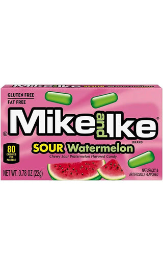 Mike and Ike Sour Watermelon Chewy Sour Candy (USA)