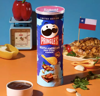 PRINGLES SOUTH AMERICAN CHOP STEAK 🥩 FLAVOR CHIPS (KOREA)